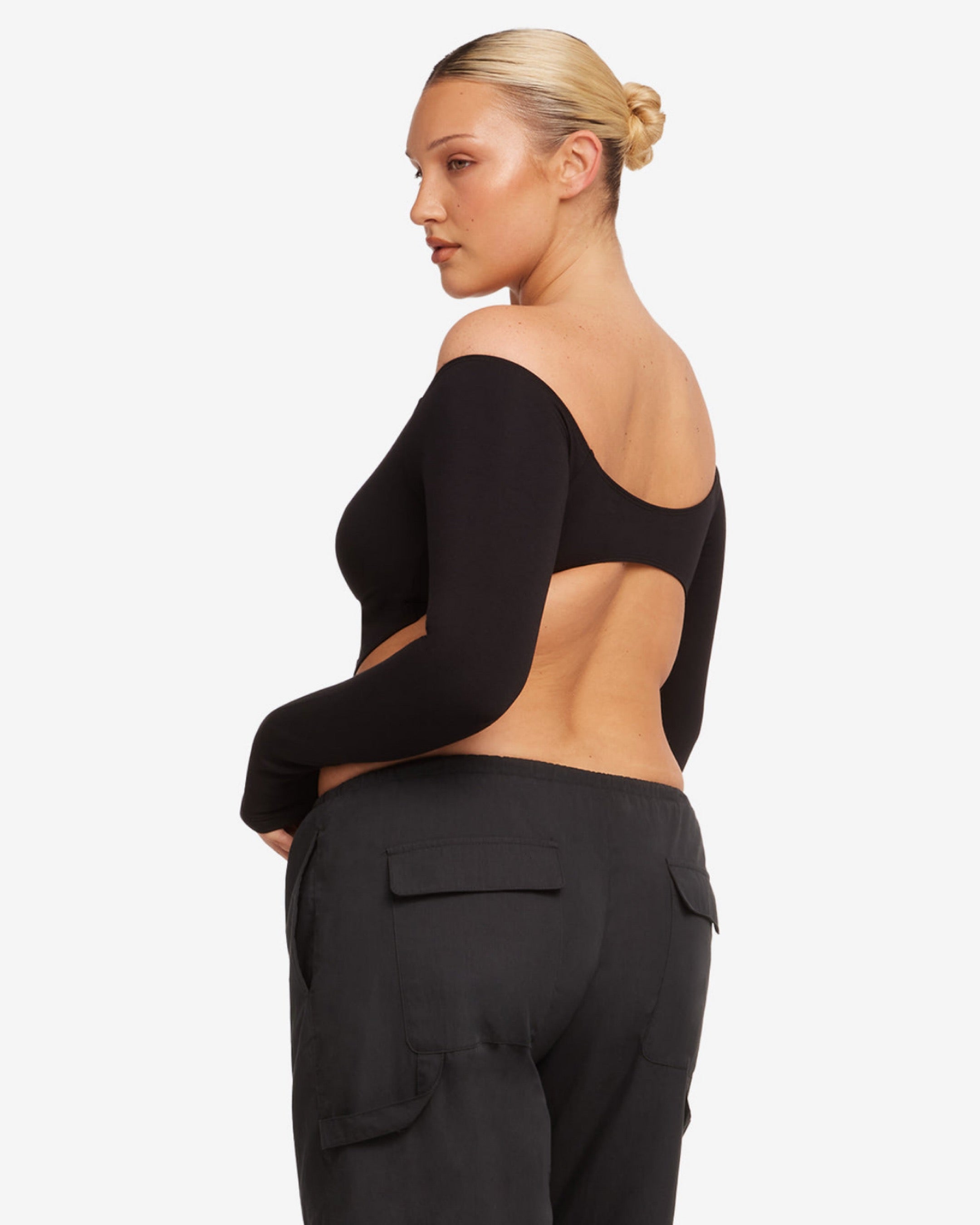 CROP OPEN BACK