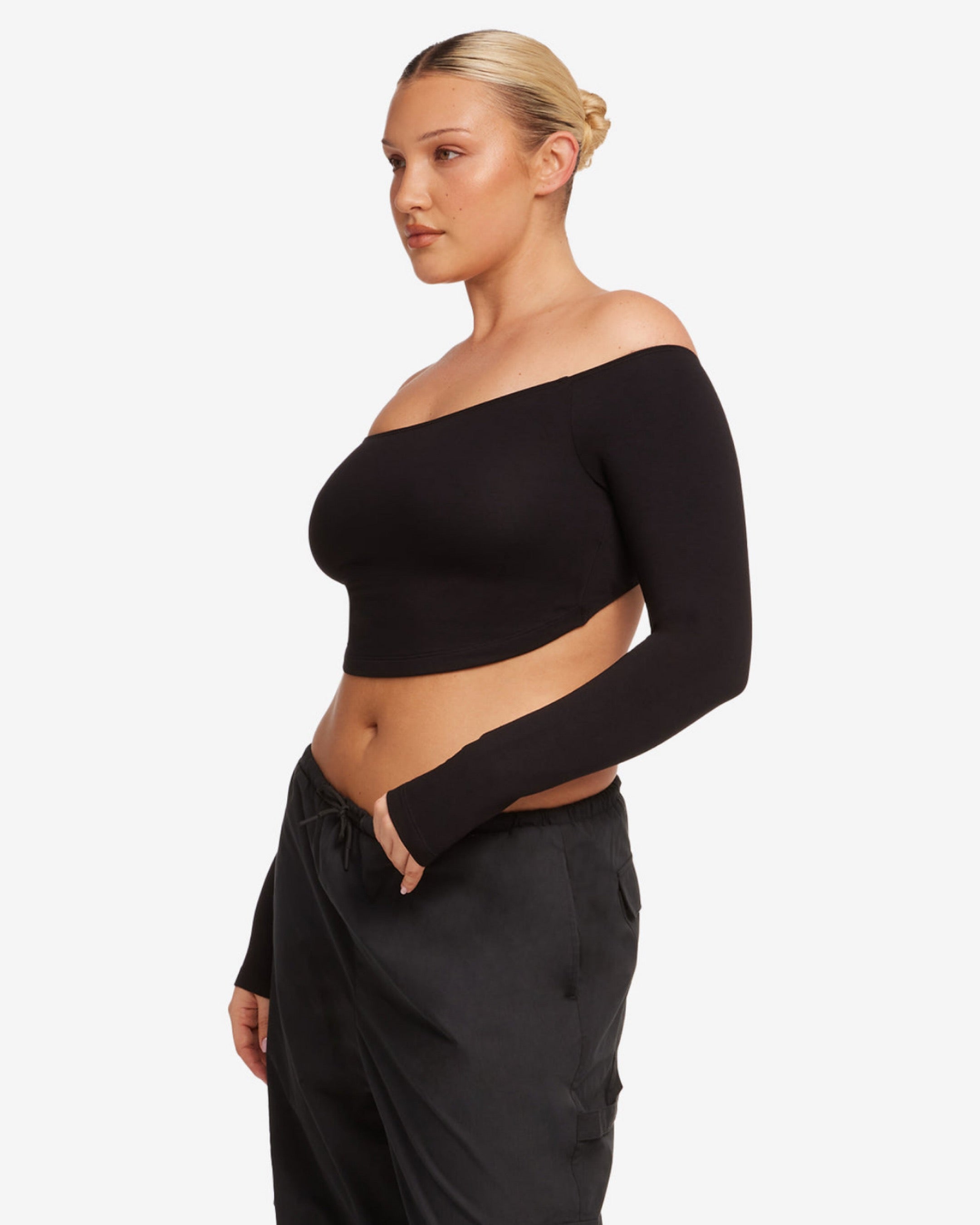 CROP OPEN BACK