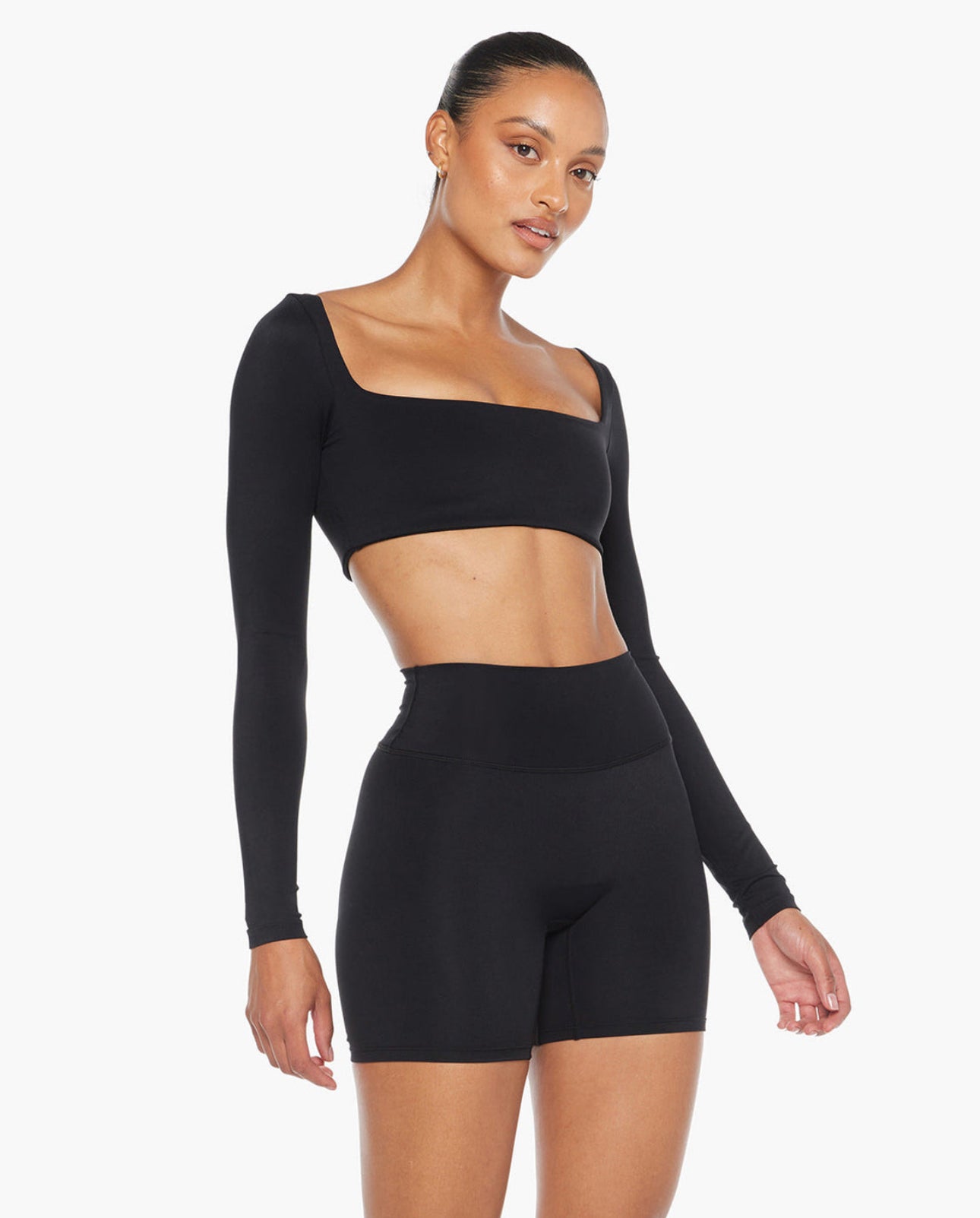 CROP FREEDOM LONG SLEEVE  |  Negro