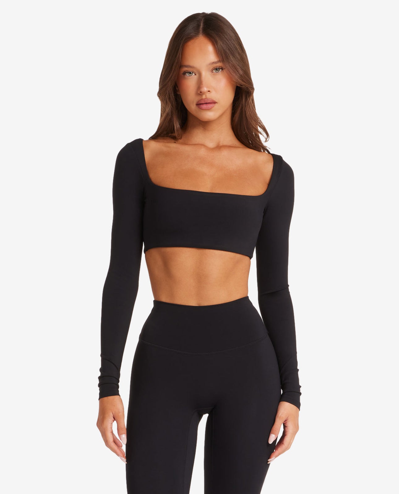 CROP FREEDOM LONG SLEEVE  |  Negro